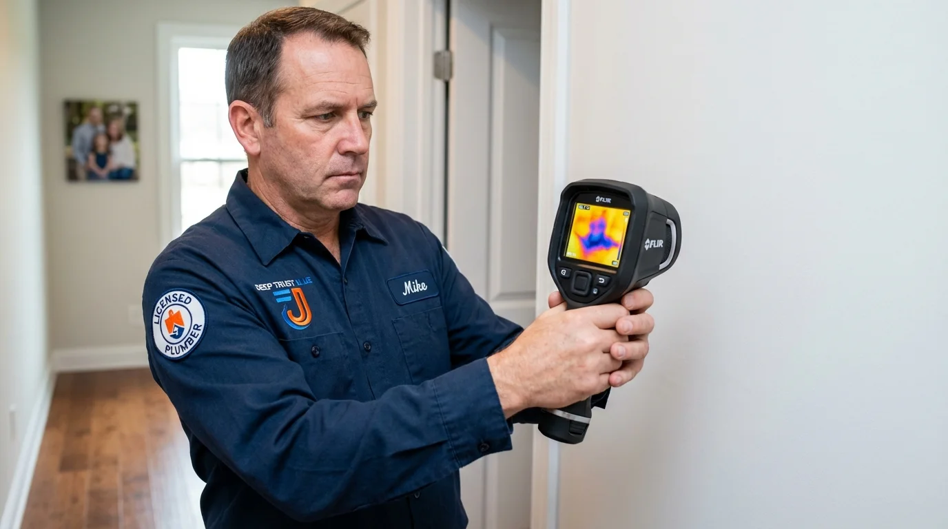 Thermal imaging leak detection by Johns Plumbing LLC in Abbeville